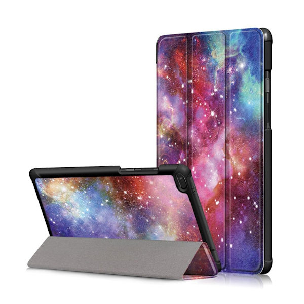 Lenovo Tab E8 mönstrat flipfodral i läder - Galax multifärg
