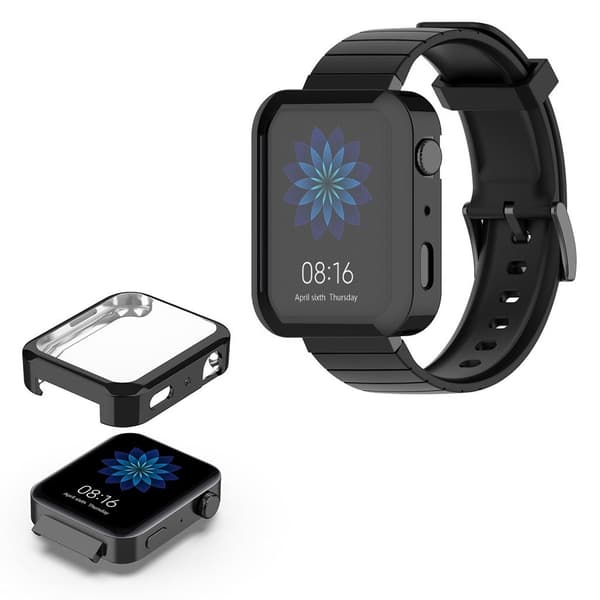 Xiaomi Mi Watch metallfodral för galvanisering - Svart Svart