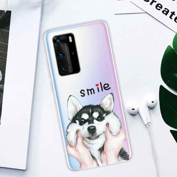 Deco Huawei P40 Pro skal - Hund multifärg