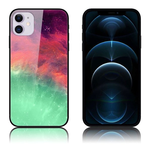 Fantasy iPhone 12 / 12 Pro Deksel - Color Nebula Red