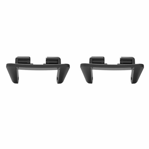 1 par Huawei Band 8-stik 12 mm udskiftelig forbindelsesadapter i zinklegering (armbåndsstil) - Sort Black