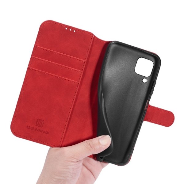 DG.MING Huawei P40 Lite / Nova 6 SE Retro Etui - Rød Red