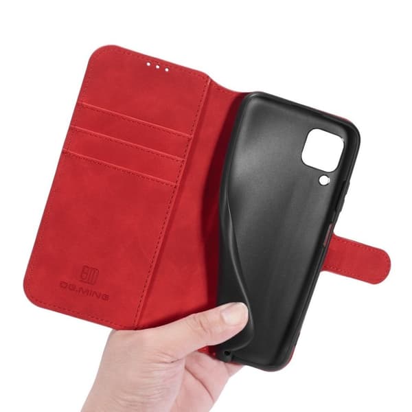 DG.Ming Retro Huawei P40 Lite / Huawei Nova 6 SE fodral - Röd Röd