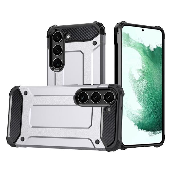 Armour Guard Samsung Galaxy S23 Plus skal - Silver/Grå Silvergrå