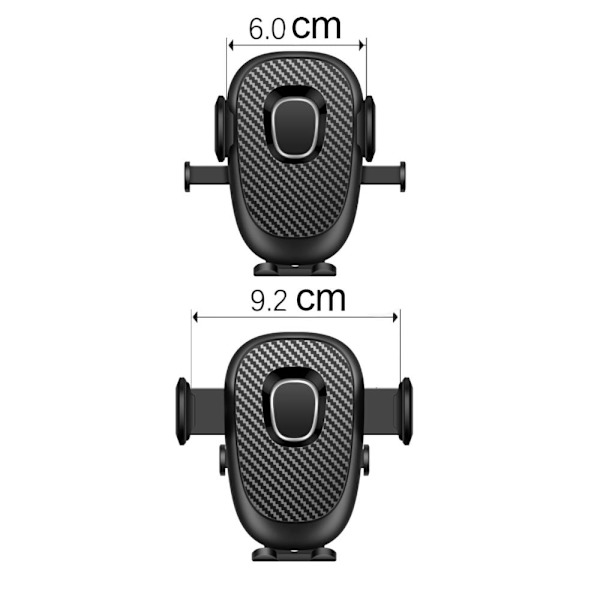 Universal 219 telefonholder til bilmontering Black