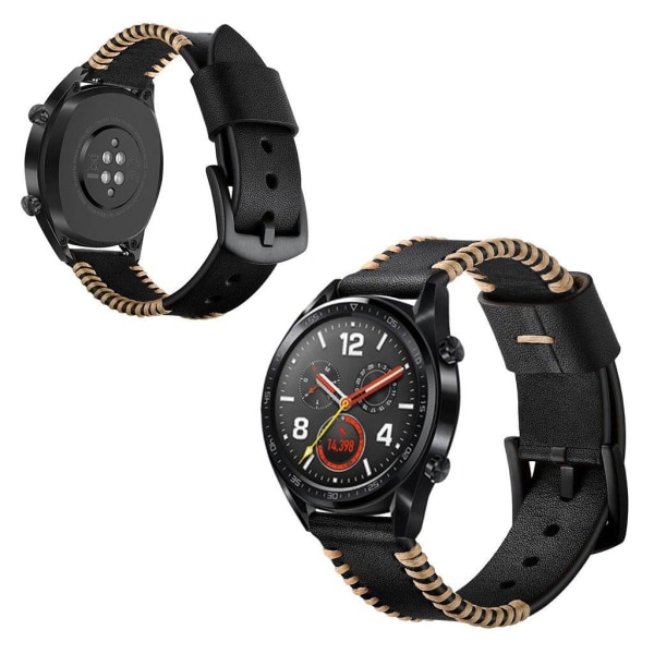 Huawei Watch GT / GT 2 46mm / Watch Magic ridge style genuine le Svart