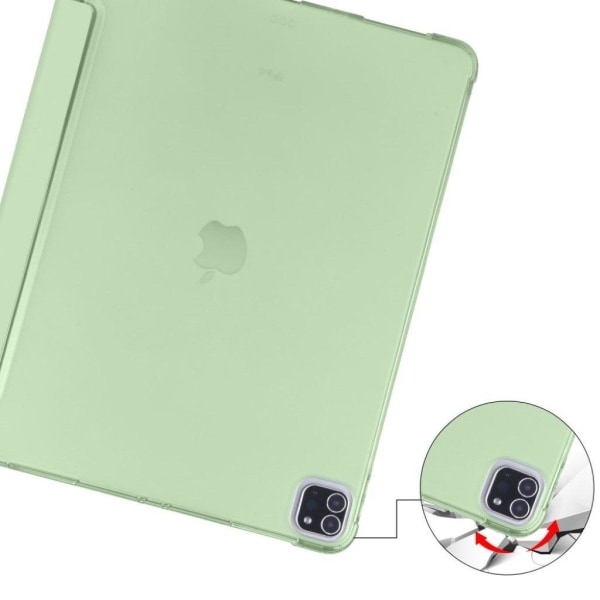 iPad Pro 11 tum (2020) / (2018) läderfodral med tre flikar - Lju Grön