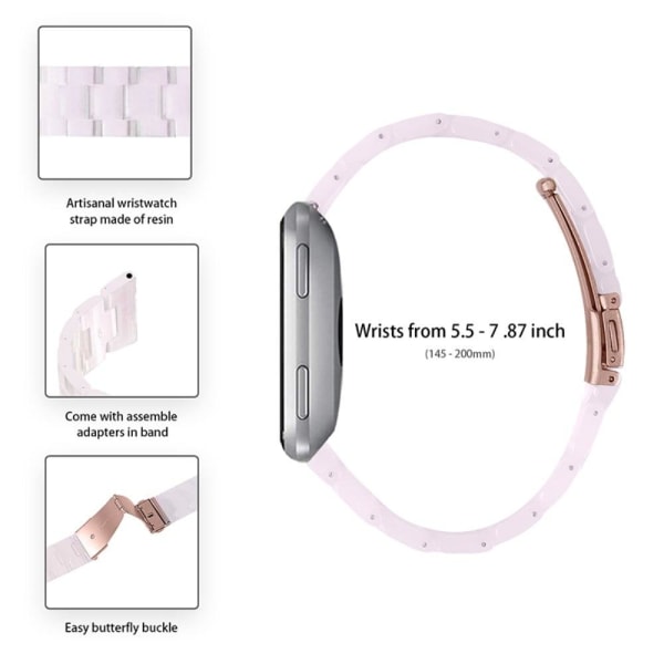 Fitbit Versa 2 / Versa Lite snabbkopplingsarmband i harts - Rosa Rosa