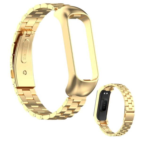 Samsung Galaxy Fit 2 smalt klockarmband i rostfritt stål - Guld Guld