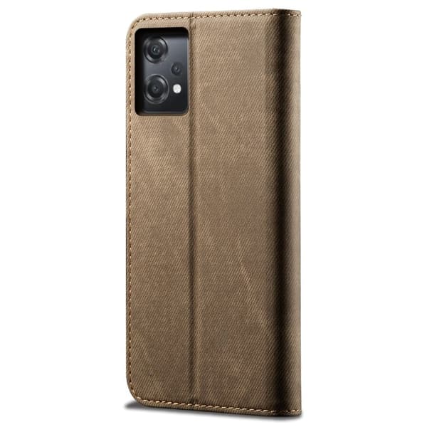 Jeans OnePlus Nord CE 2 Lite 5G flip etui - Khaki Brown