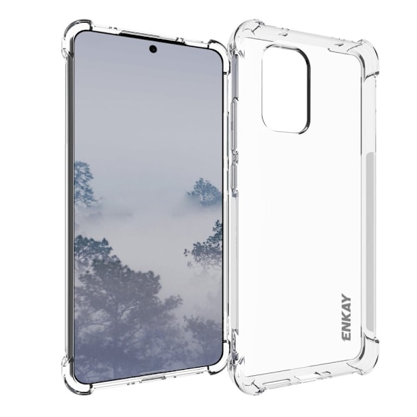 ENKAY kirkas pudotuksenkestävä kotelo Nokia X30:lle Transparent