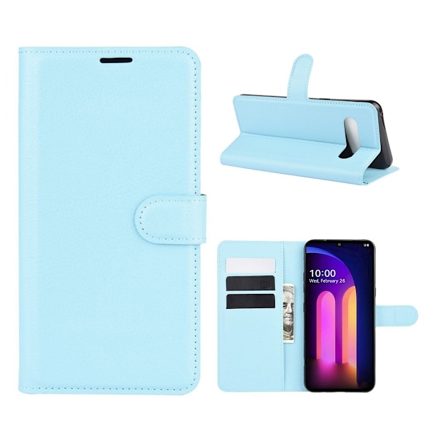 Classic LG V60 ThinQ 5G Flip Etui - Blå Blue