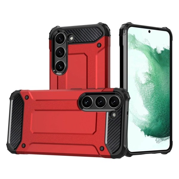 Armour Guard Samsung Galaxy S23 Plus skal - Röd Röd
