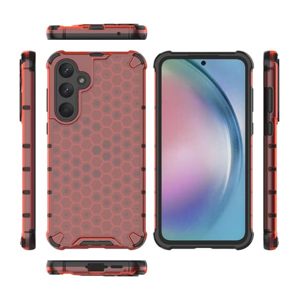 Bofink Honeycomb Samsung Galaxy A55 skal - Röd Röd