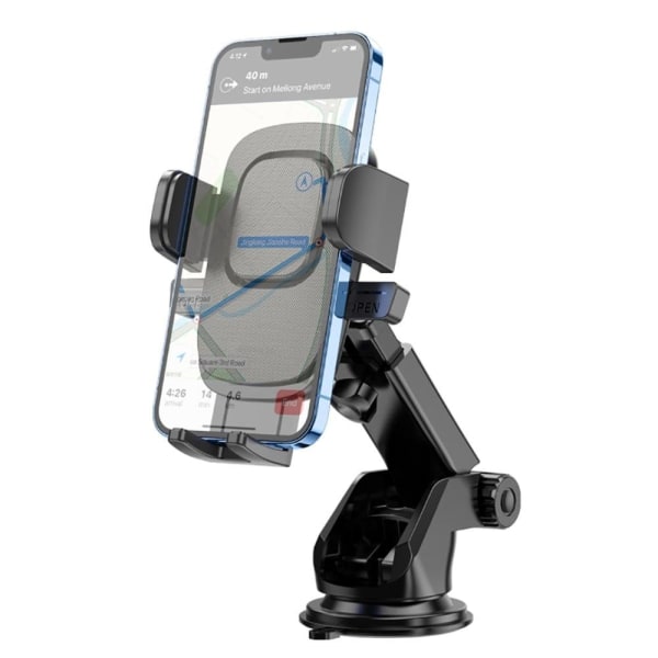 Universal car dashboard mount phone holder Svart f51c Black