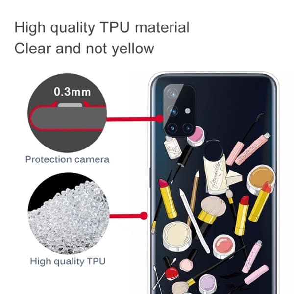 Deco OnePlus Nord N100 Etui - Makeups Multicolor