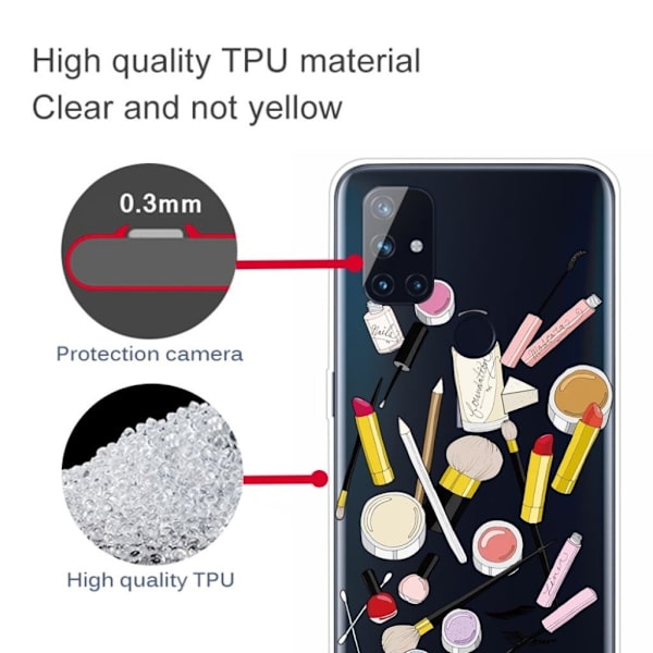 Deco OnePlus Nord N100 skal - Smink multifärg