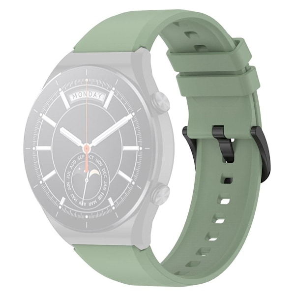22 mm universal klockarmband i silikon - Ljusgrön Grön