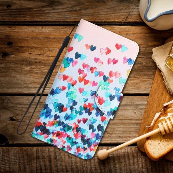 Wonderland Samsung Galaxy A15 flip-etui - Kjærlighetshjerte Pink
