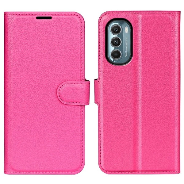 Klassisk Motorola Moto G (2022) flip etui - Pink Pink
