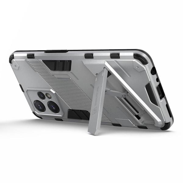Stöttåligt Realme 9 Pro Plus hybridskal - Silver/Grå Silvergrå