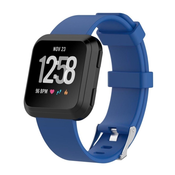 Fitbit Versa klockarmband TPE mjuk slitagetålig träningsklocka m Blå
