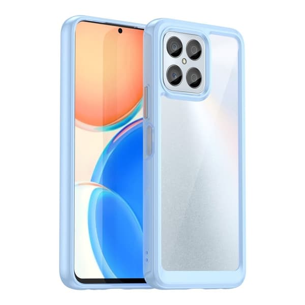 Honor 70 Lite / Honor Play 30 / Honor X8 / Honor X6 / Honor X8a smart akryldeksel - Blå Blue