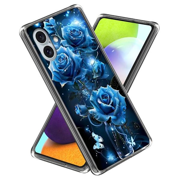 Vibe iPhone 16 Plus -kansi - Kiiltävät Ruusut Blue