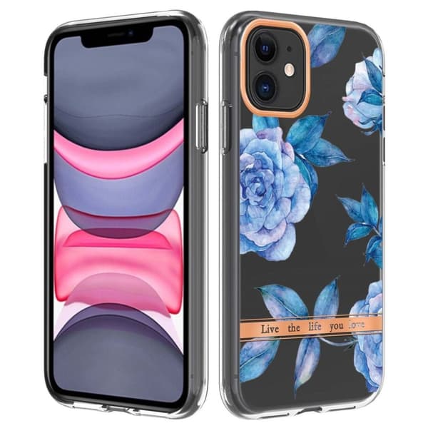 Supertynn og slitesterk softcover for iPhone 11 - Blå Pion Blue