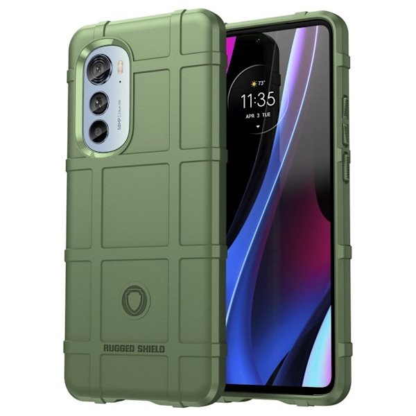 Rugged Shield Motorola Moto Edge 2022 skal - Grön Grön