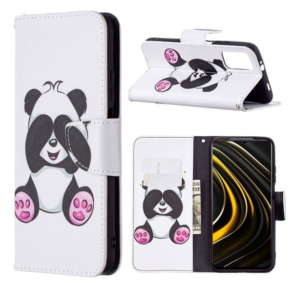 Wonderland Xiaomi Poco M3 Flippetui - Baby Panda White
