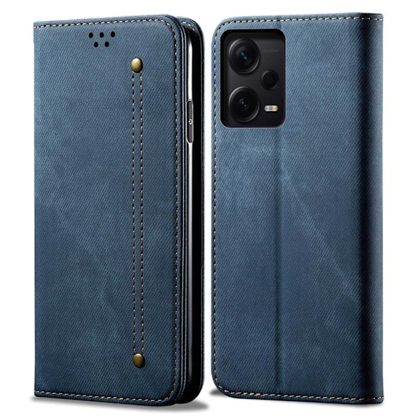 Jeans Xiaomi Redmi Note 12 Pro Plus Flippetui - Blå Blue