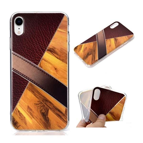 Marmormotiv iPhone Xr skal - Guld Guld