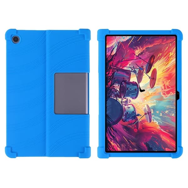 Lenovo Xiaoxin Pad Studio 11.5 Inch / Tab Plus Silicone Case with Kickstand Rugged Protective Cover - Dark Blue Blue