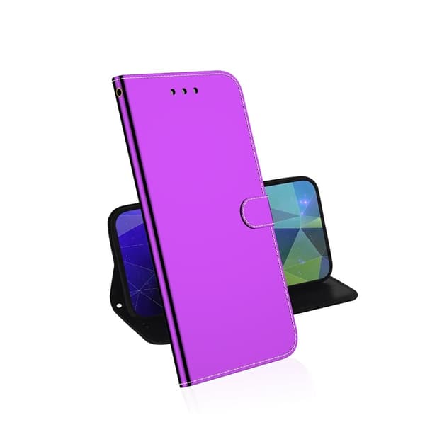 Mirror Motorola Moto E30 / E40 / E20 Flippetui - Lilla Purple
