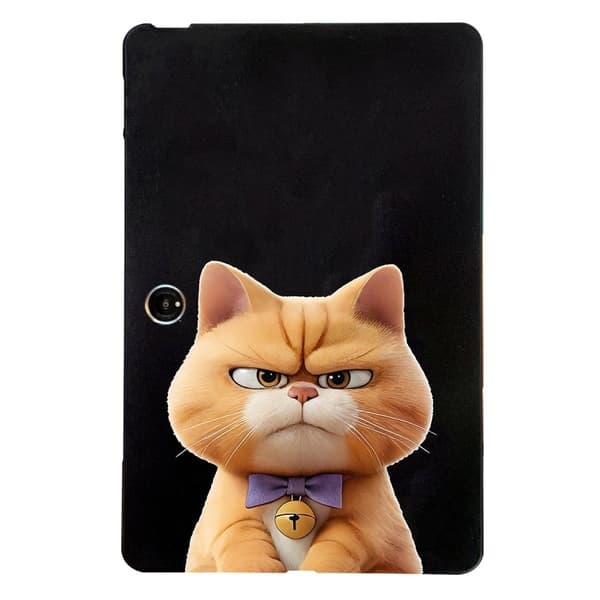 Flexible Case Oppo Pad Neo / Pad Air 2 / OnePlus Pad Go Pattern Printing Slim Tablet Protective Cover - Garfield Cat Brown