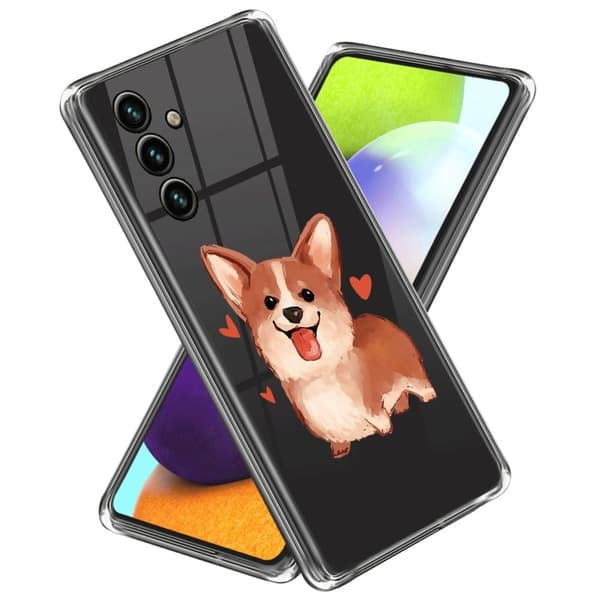 Deco Samsung Galaxy A55 deksel - Hund Brown