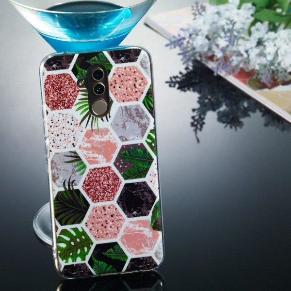 Huawei Mate 20 Lite mjukt silikonplast mobilskal med motiv och I multifärg