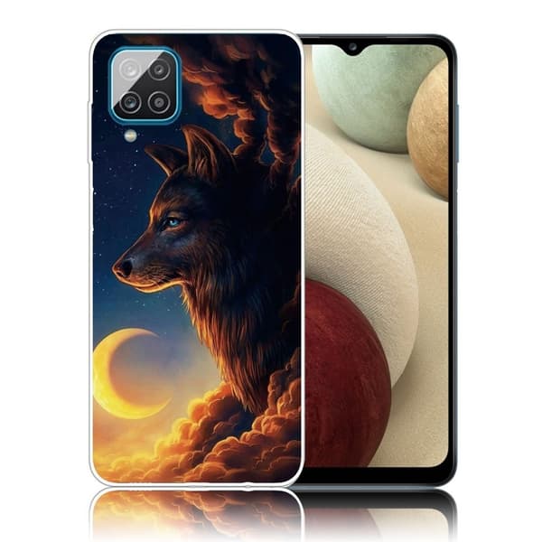 Deco Samsung Galaxy A12 5G kotelot - Susi Ja Kuu Multicolor