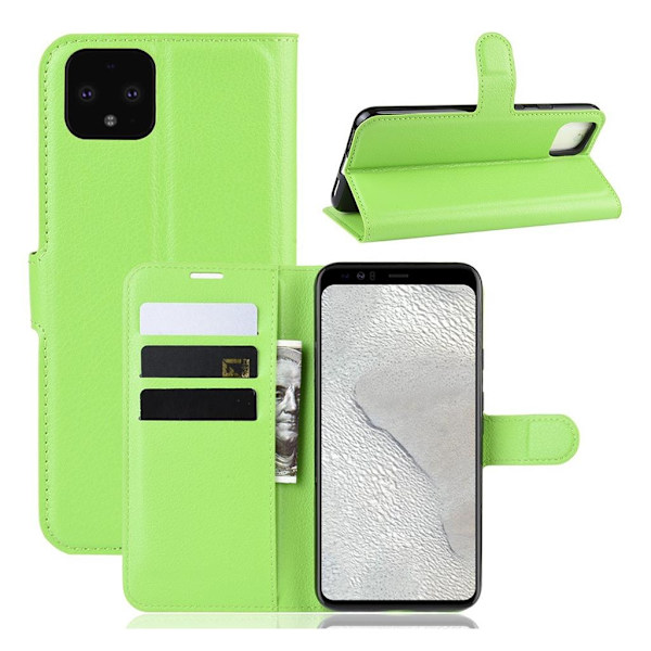 Simple Google Pixel 4 XL flip veske - Grønn Green