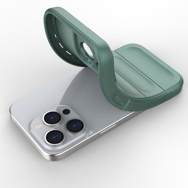 Deksel med mykt grep for iPhone 15 Pro Max - Grønn Green