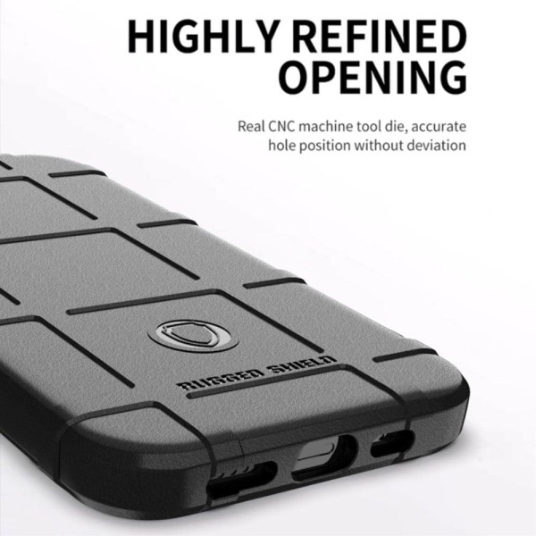 Rugged Shield Suojakotelo iPhone 13 Mini - Musta Black