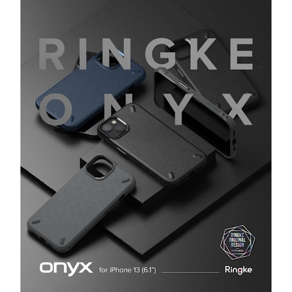 RINGKE ONYX - iPhone 13 - Mörkgrå Silvergrå