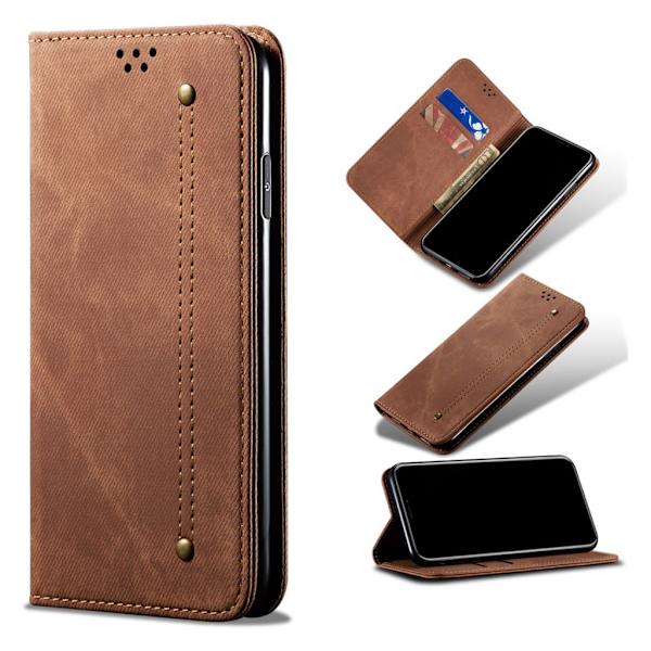 Jeans Xiaomi Mi 9 etui - Kaffe Brown