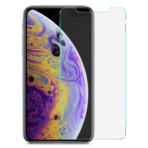 IMAK iPhone Xs Max beskytter hinne til skærm af herdet glas - Transparent Transparent