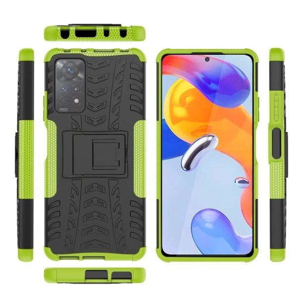 Offroad Xiaomi Redmi Note 11S 5G / Xiaomi Redmi Note 11 Pro kotelot - Vihreä Green