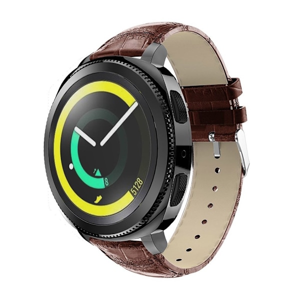 Samsung Gear Sport Rem i ægte læder - Brun Brown