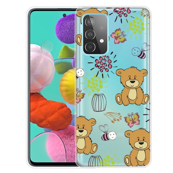 Deco Samsung Galaxy A73 Suojakotelo - Bears Brown