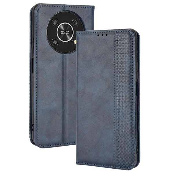 Bofink Vintage Honor Magic4 Lite / X9 5G / X30 leather case - Bl Blue