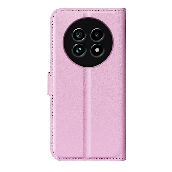 Klassisk Realme 13 Pro 5G flip etui - Lyserød Pink